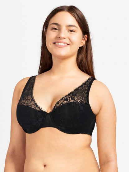 Chantelle Day To Night Lace Convertible Bra 32/B Black (6578987106369)