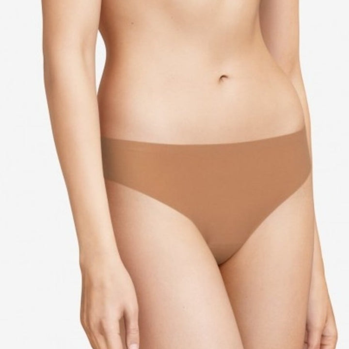 Chantelle Soft Stretch One Size Seamless Thong Brown