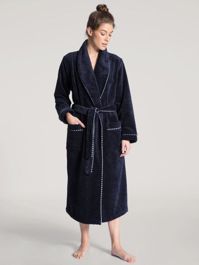 Buy CREEVA Luxury 100% Cotton Shawl Collar Bathrobe, Dressing Gown, Super  Soft, Absorbent-Perfect for Gym, Shower, Spa, Hotel Robe, Vacation (Cream &  Rust, Medium) Online at Low Prices in India - Amazon.in