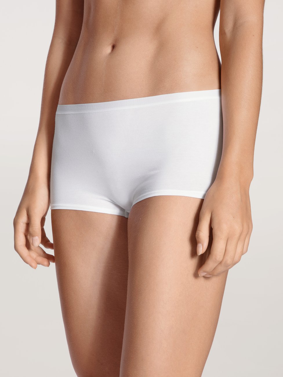 White Regular Cut Shorty Panty