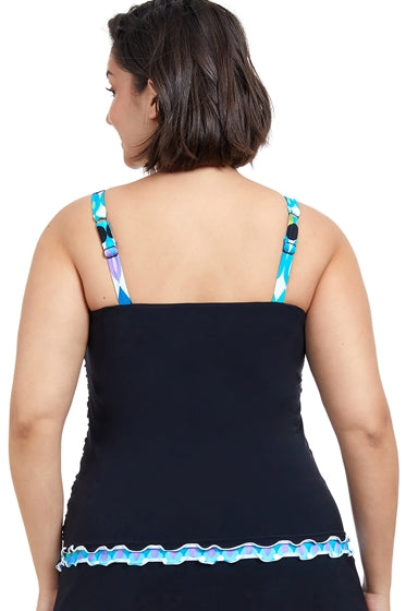 Profile by Gottex Moroccan Escape Plus Size Tankini Top