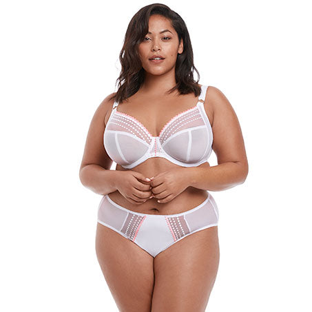 White Elomi Matilda Brief Small