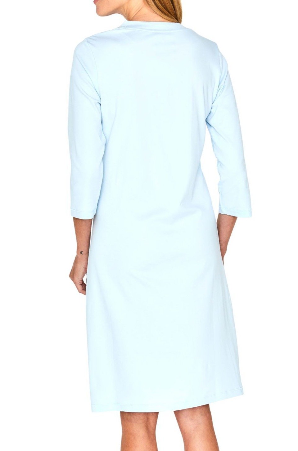 Marelle Elle Three Quarter Sleeve Gown Light Blue