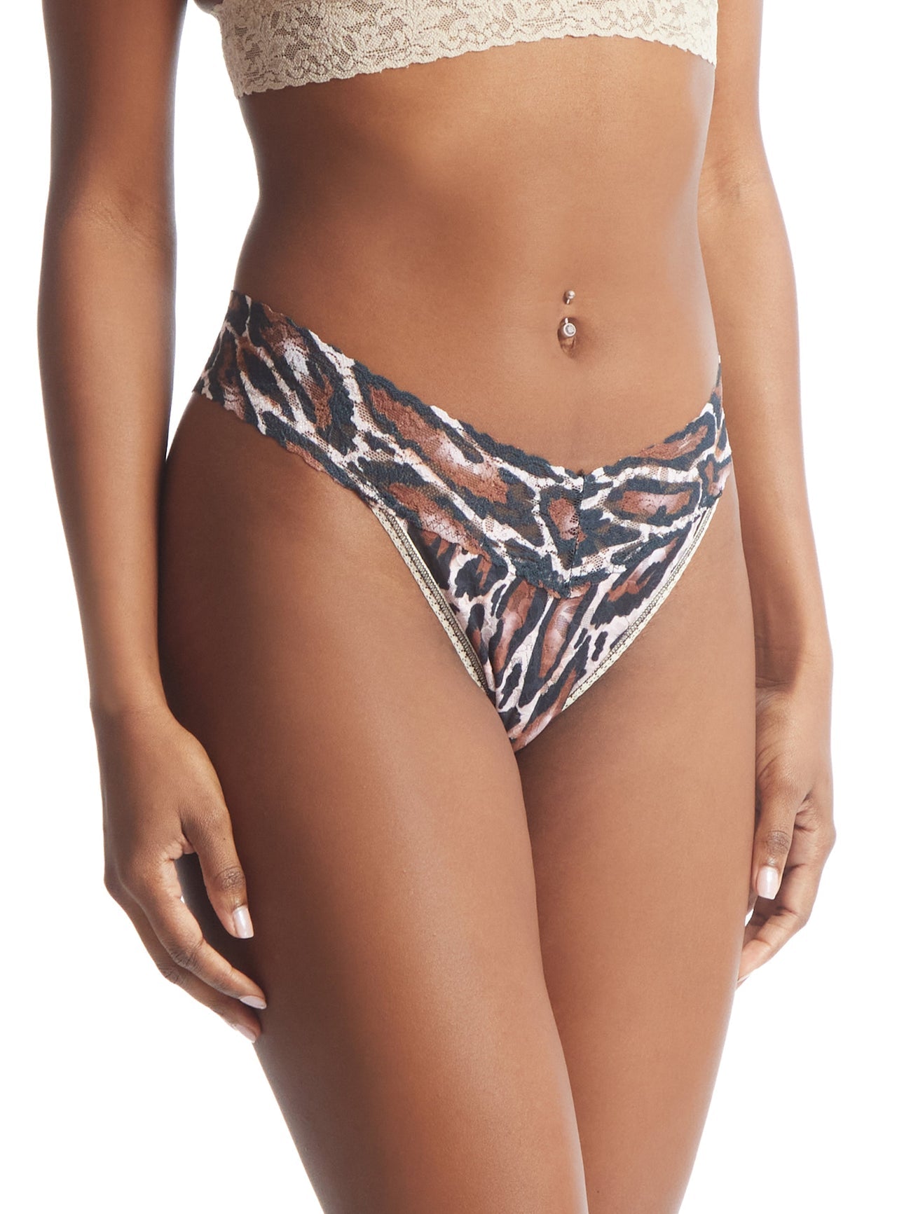 Cotton Lined Printed Lace panty