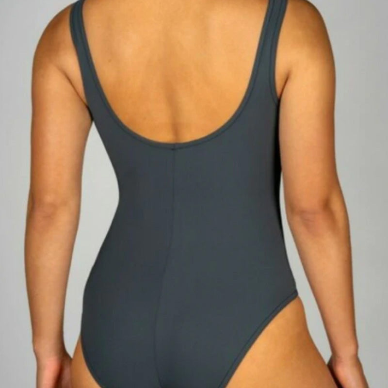 Karla Colletto Billie V-Neck Underwire One Piece 6 Black (6574065451073)