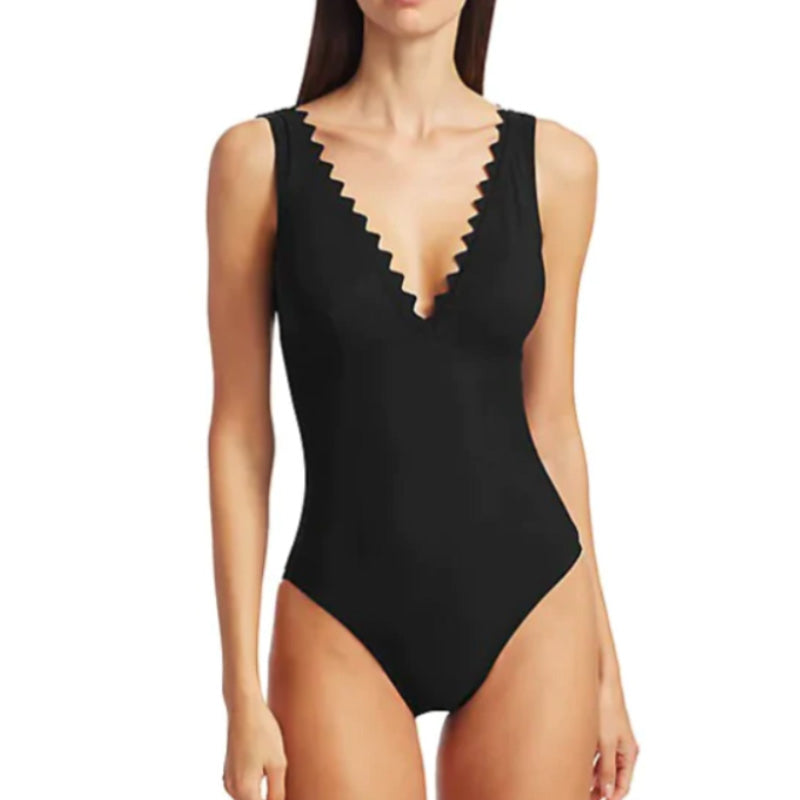 Karla Colletto Ines V-Neck One Piece (4292764532801)