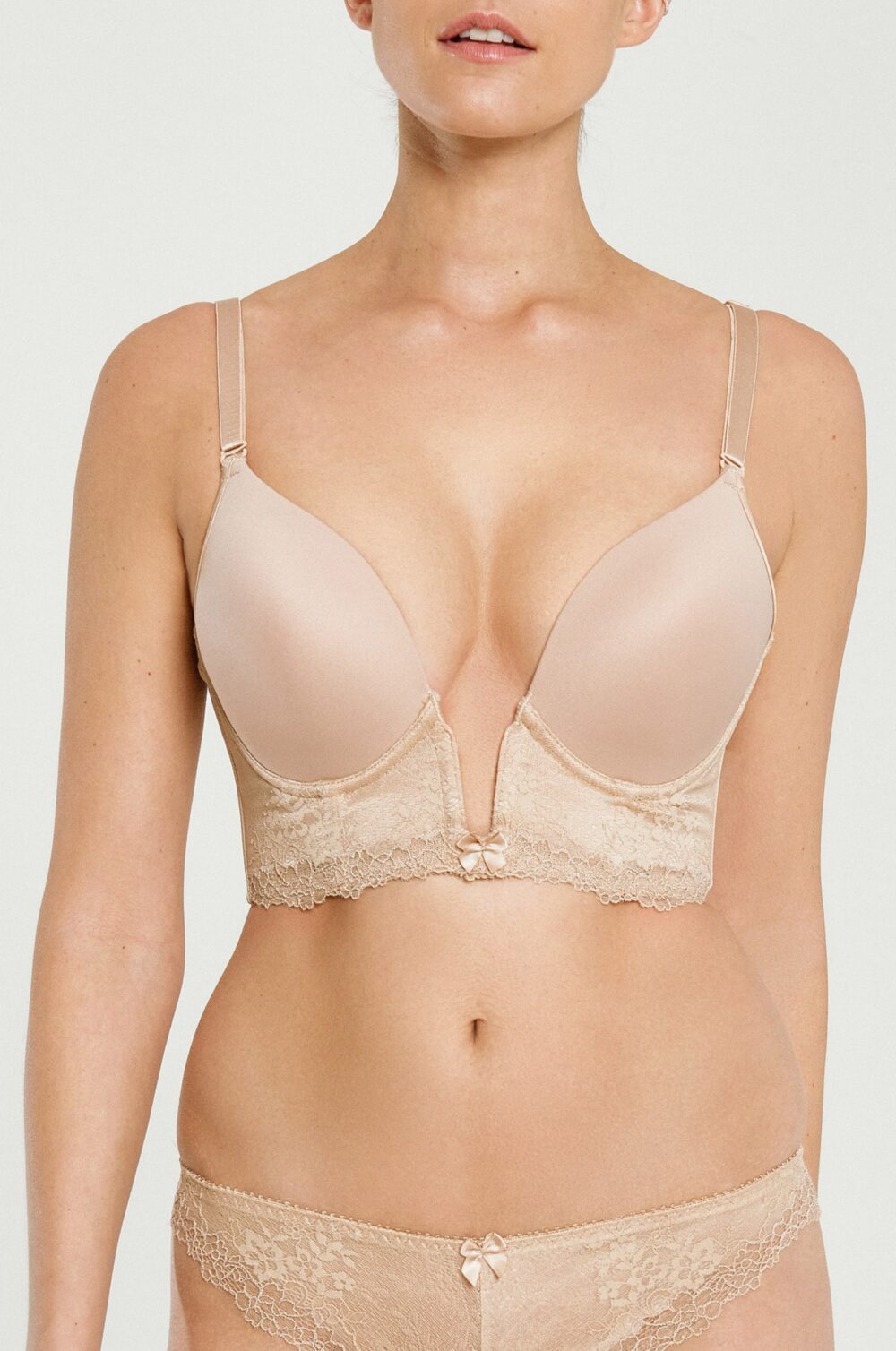 VaBien Enchanted Plunge Longline Bra (6856366981185)