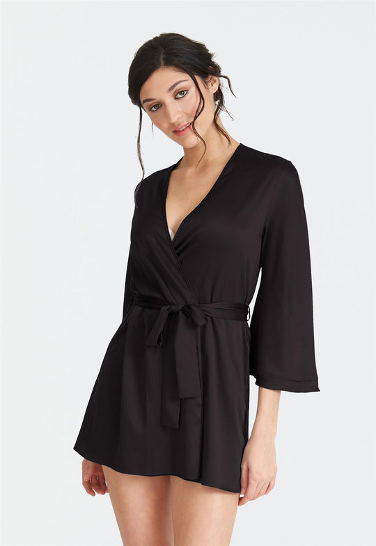 Rya Collection Heavenly Cover Up Robe Black