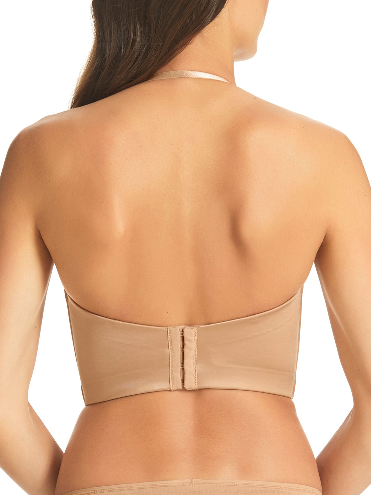 Removable inserted plunge bustier