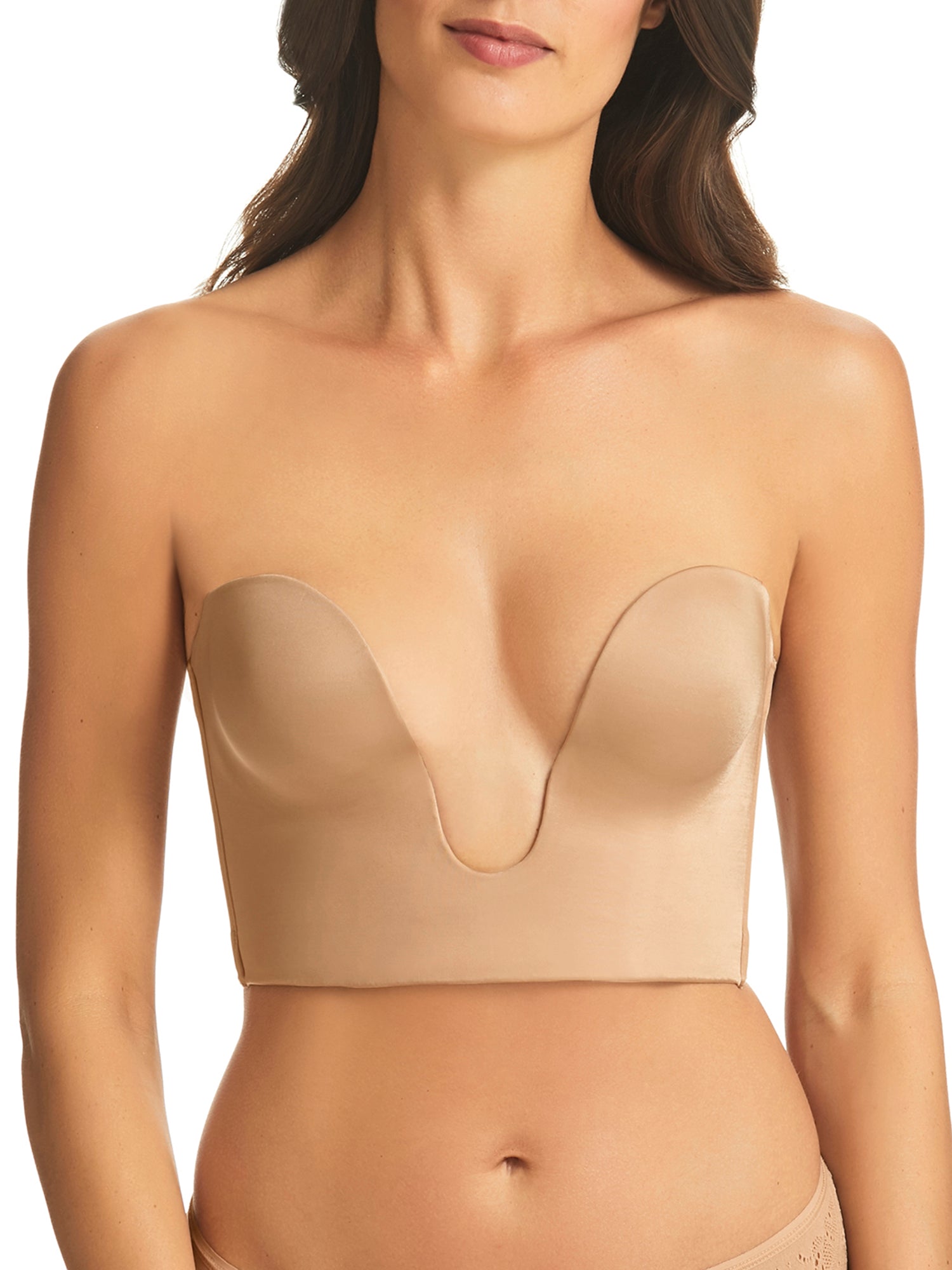 4-Way Strapless Convertible Plunge Bustier