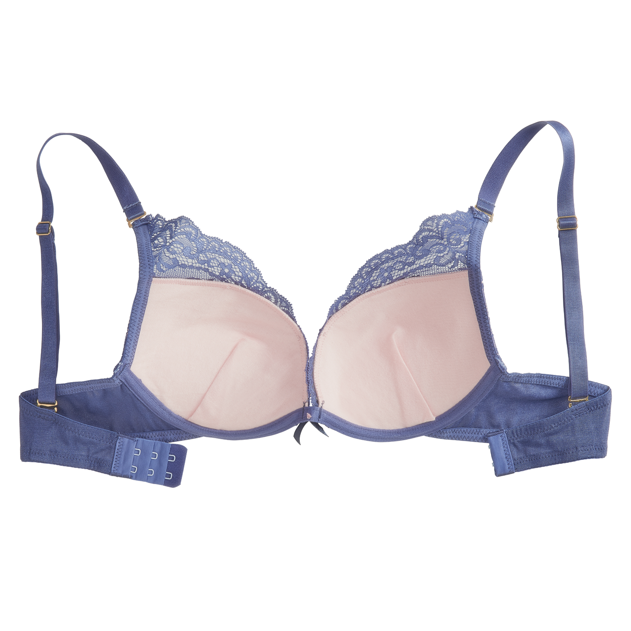 The Little Bra Company Lucia Lace Plunge Push-Up Bra