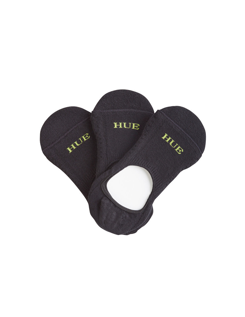 Hue Air Cushion Liner - 3 Pack Black One size