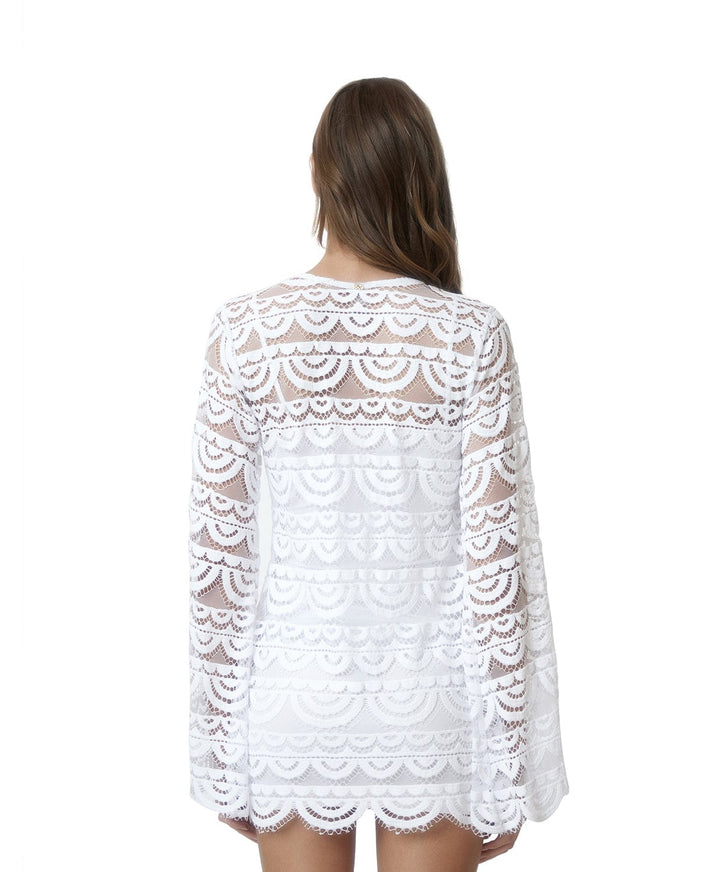 PQ Water Lily / Black Gold Noah Tunic Cover Up