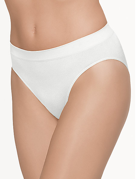 Wacoal B-Smooth Seamless Hi-Cut Brief - White Small 