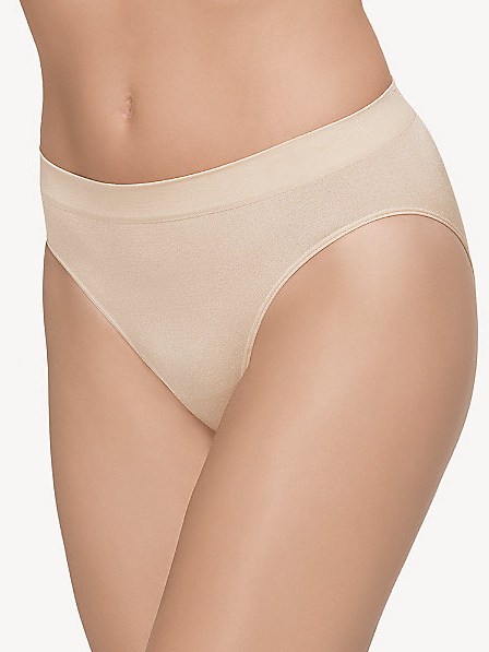 Blue Wacoal B-Smooth Seamless Brief Small Wacoal B-Smooth Seamless Hi-Cut Brief - Nude