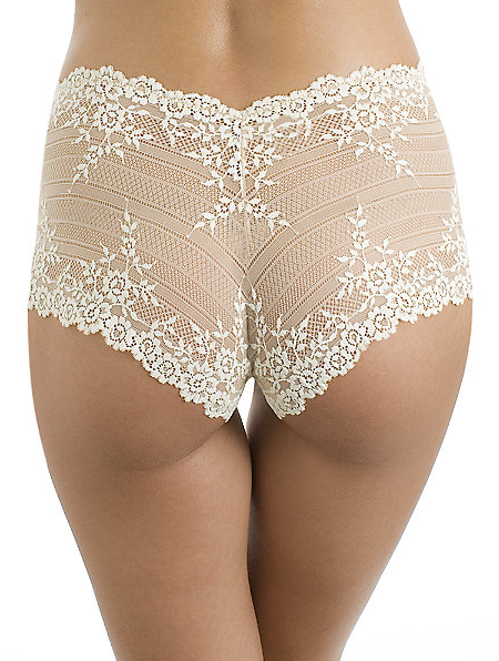 Floral embroidery lace Boyshort