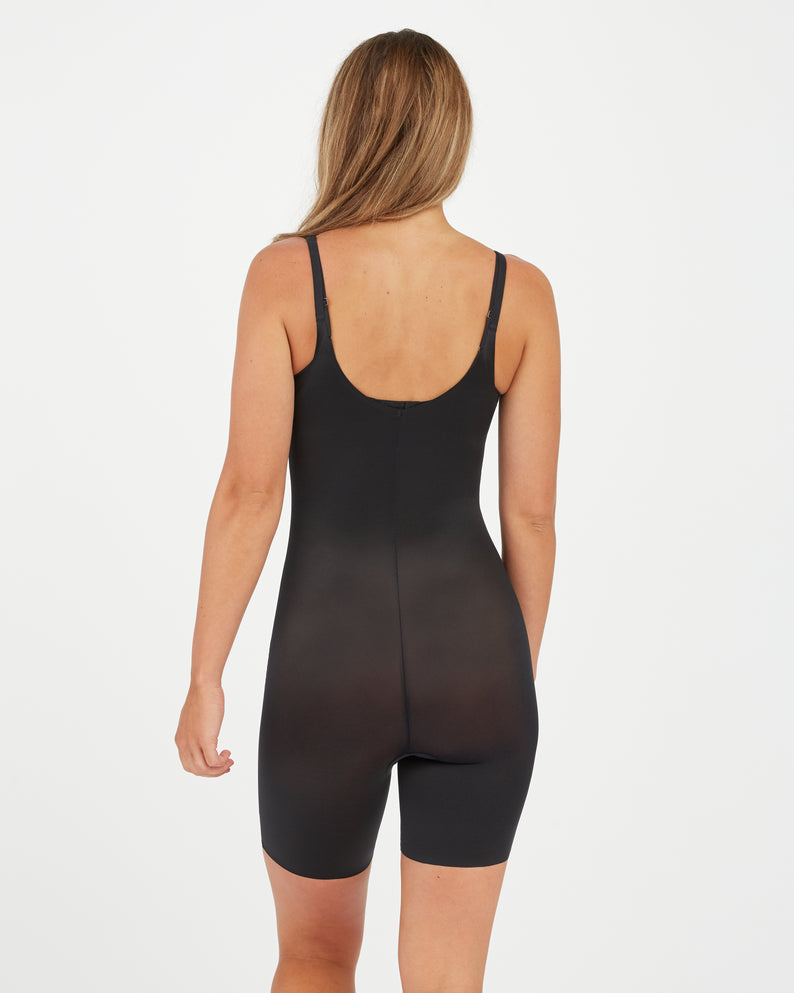 Spanx Thinstincts 2.0 Open-Bust Mid-Thigh Bodysuit