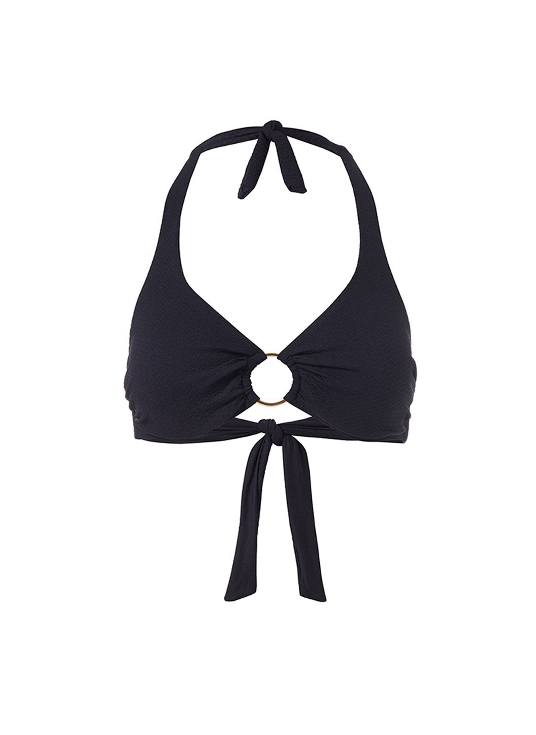 Melissa Odabash Brussels Black Mazy Bikini Top