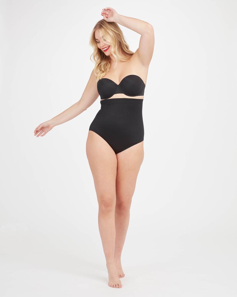 Spanx Suit Your Fancy High Waisted Brief XS Very Black (6639252537409)