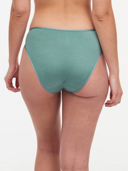 Green Low-rise Bikini panty