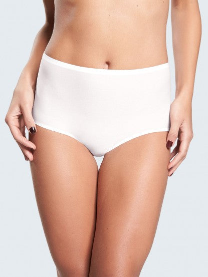 White Chantelle Seamless brief