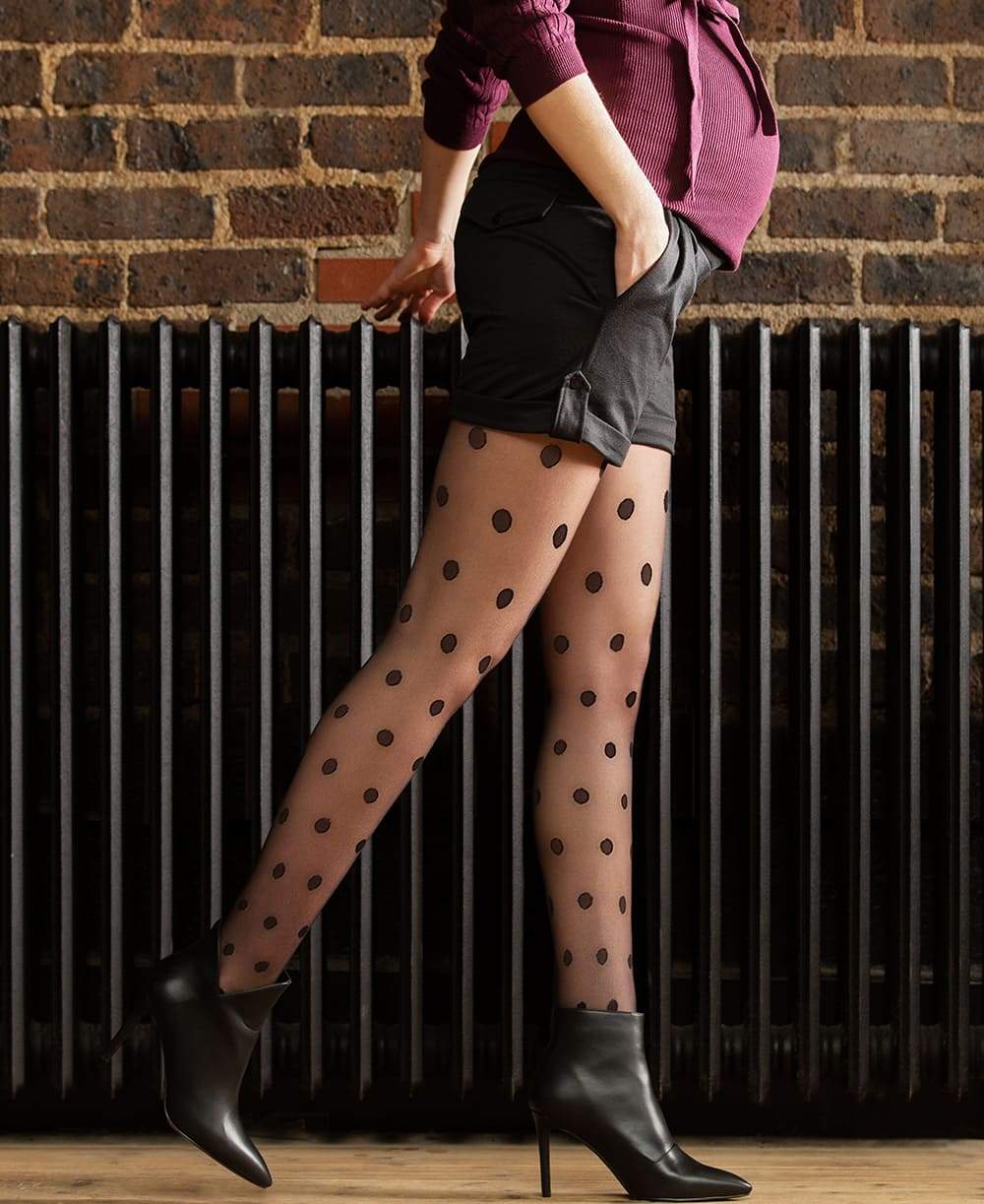 Cache Coeur Seduction Confetti Maternity Tights