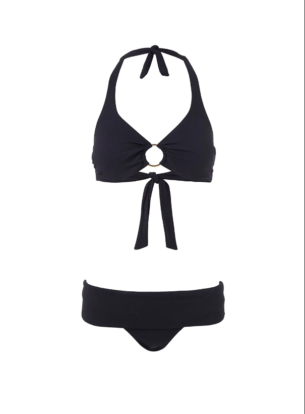 Melissa Odabash Brussels Black Mazy Bikini Top