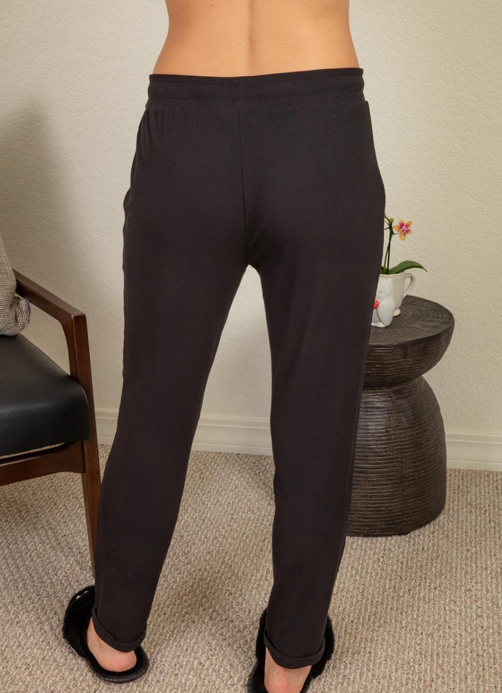 Aspen Dream Bamboo Ribbed Joggers Small