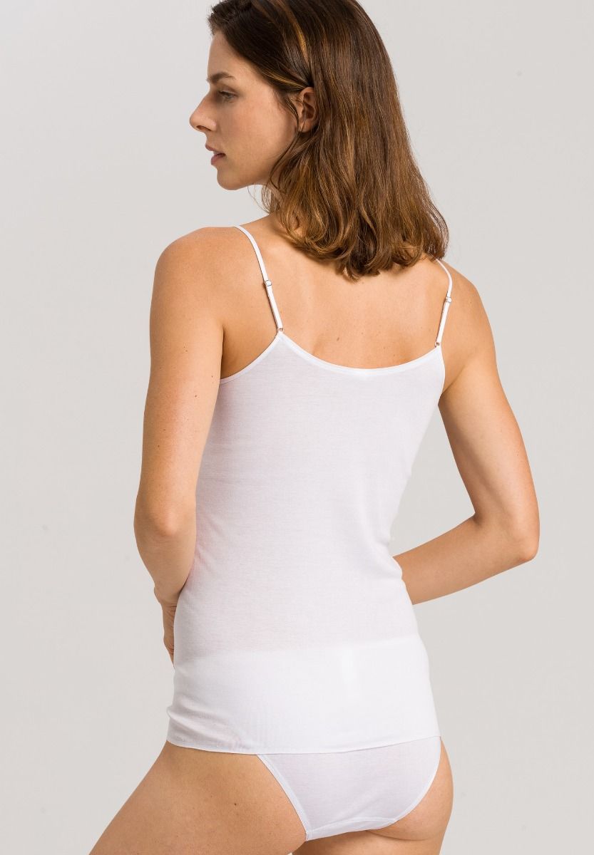 Hanro Cotton Seamless Spaghetti Camisole