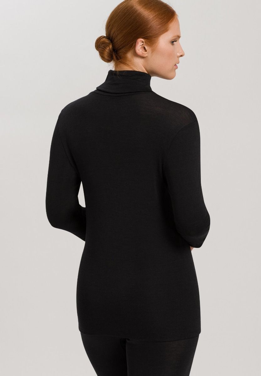 Hanro Woolen Silk Turtle Neck Shirt