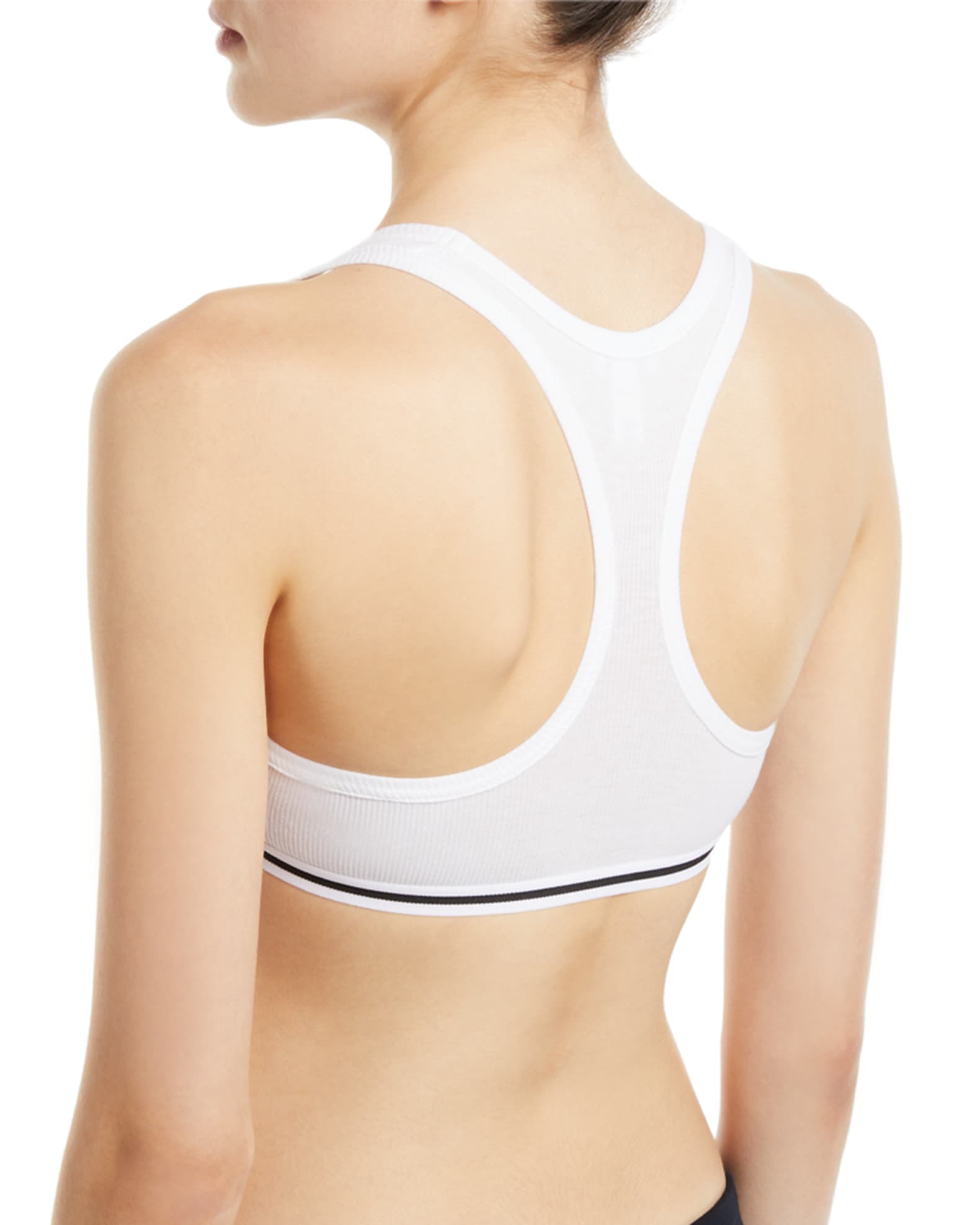 Bella by Cosabella Ana Tween  Racerback Bralette white small