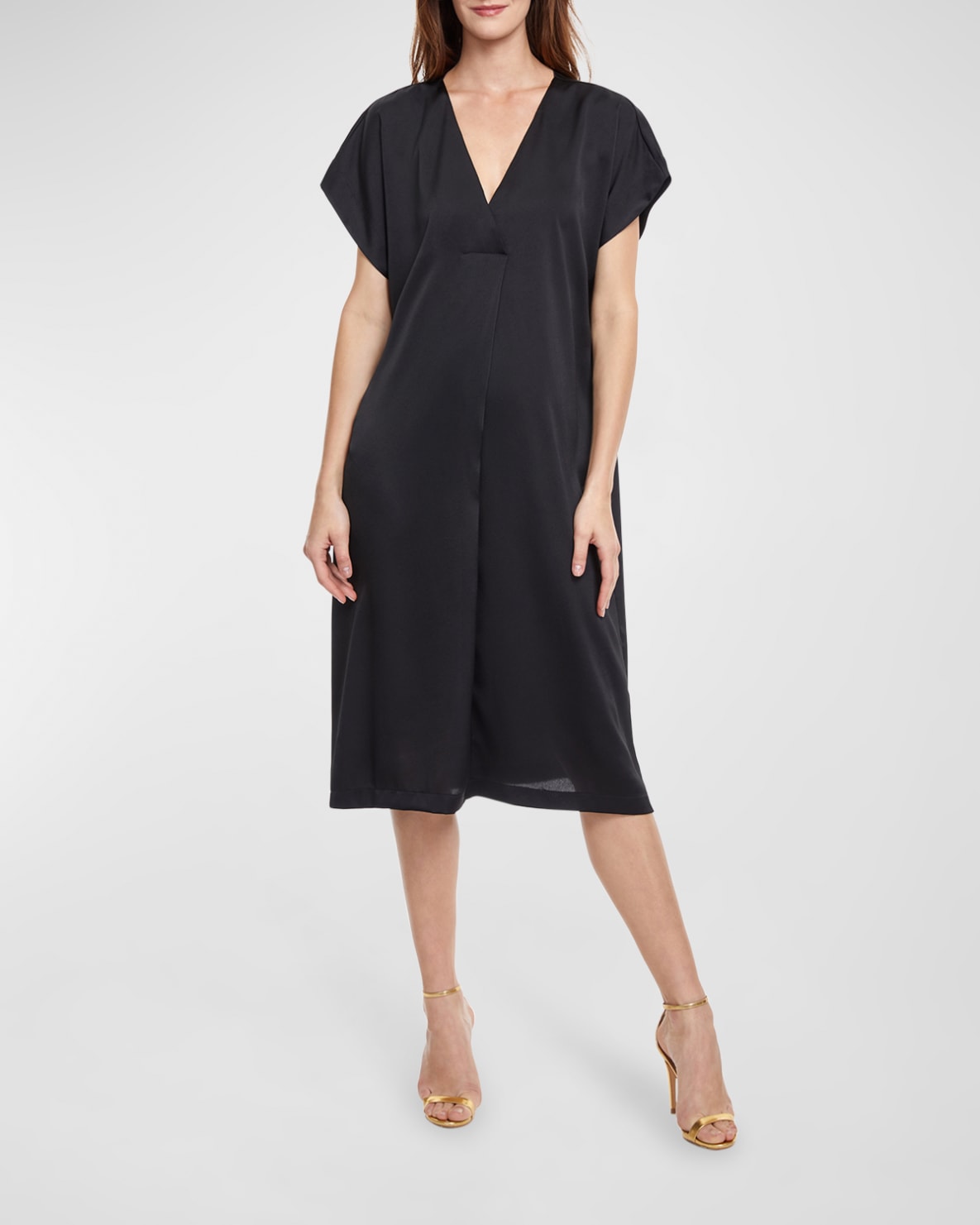 Gottex Golden Touch Long V-Neck Cover Up Tunic