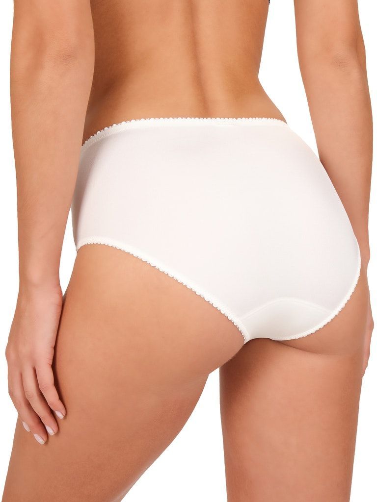 Conturelle Women's Soft Touch High Waisted Brief Panty, 88022, Sand, L at   Women's Clothing store