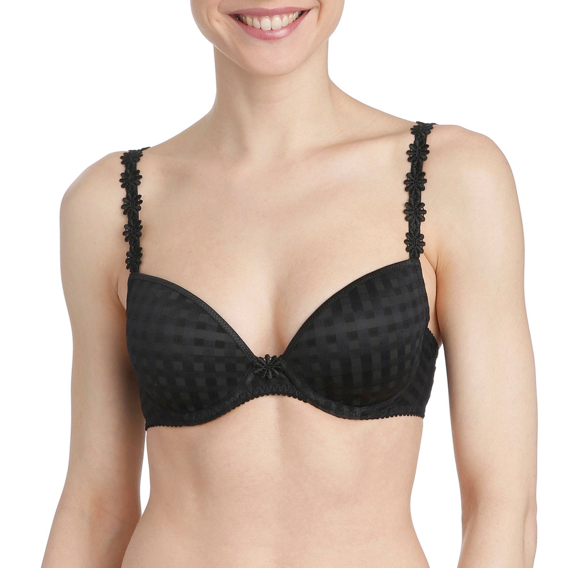 Marie Jo Avero Contour Plunge Bra 30/D Black 