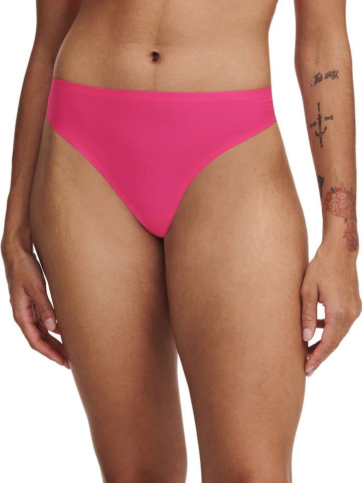 Chantelle Soft Stretch One Size Seamless Thong pink