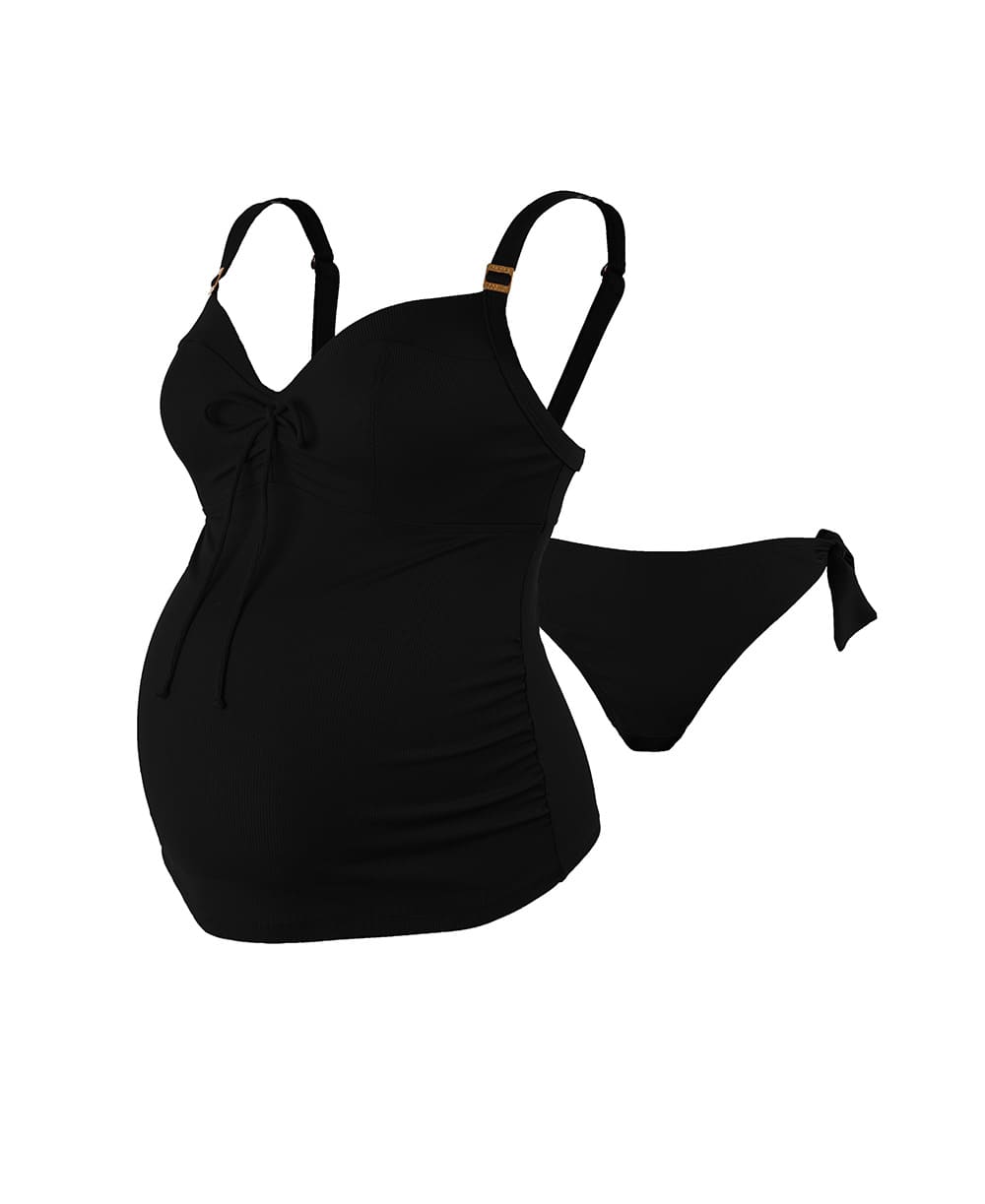 Cache Coeur Porto Vecchio Maternity Tankini Set (6782179835969)