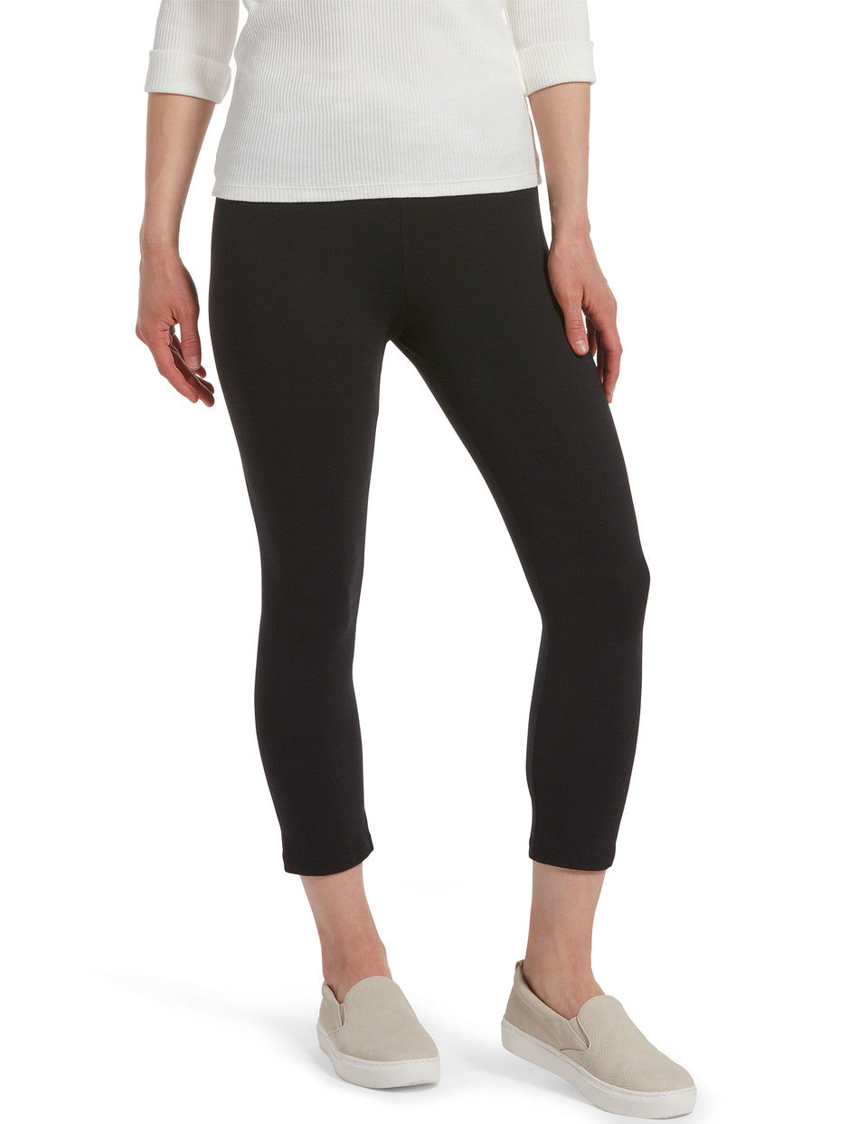 Hue Plus Size Wide Waistband Capri