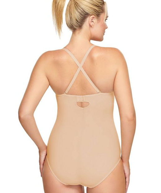 Bodysuit lined with power mesh for added control Bodysuit